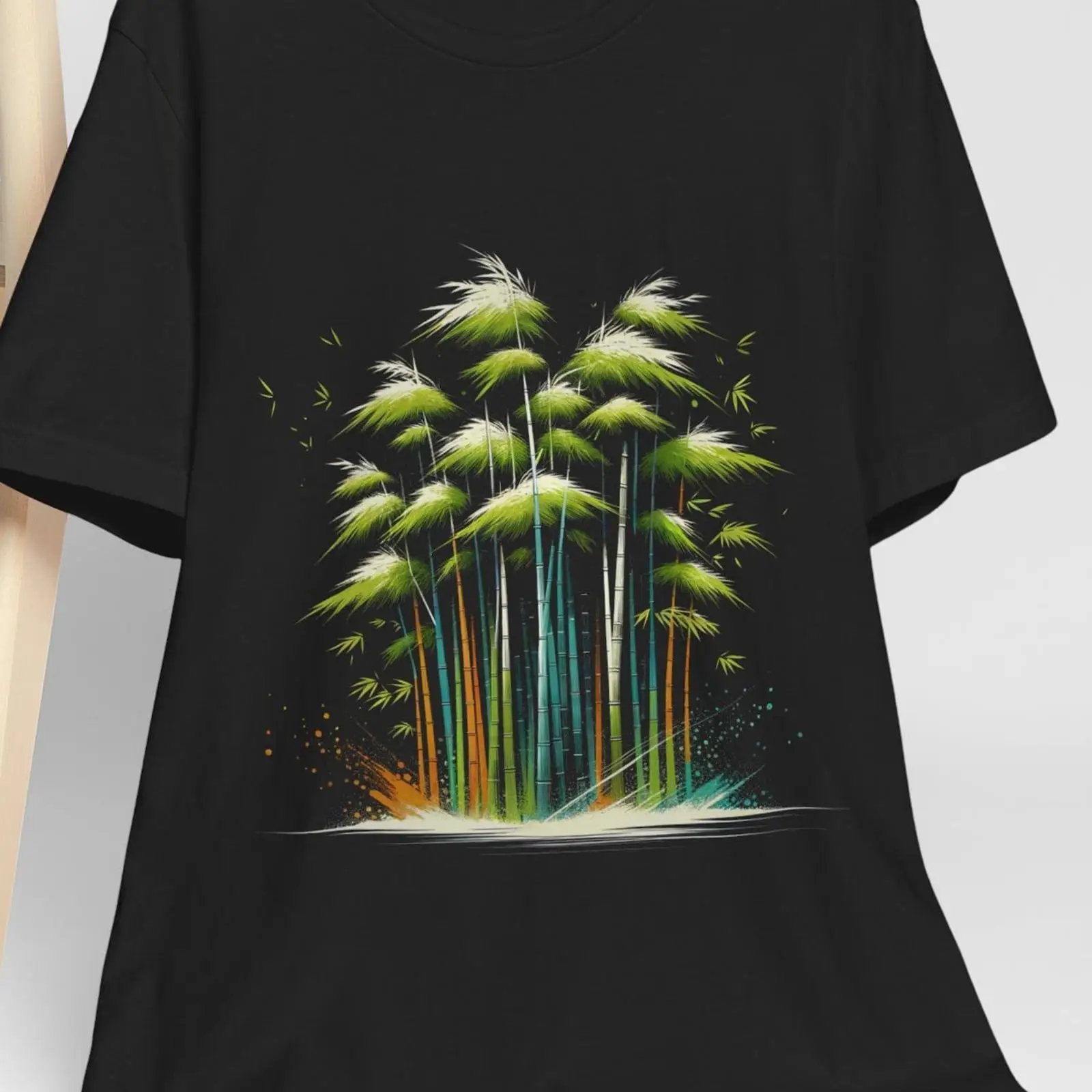 Vintage Fashion Kyoto - Japanese Sumi e Ink Art Bamboo