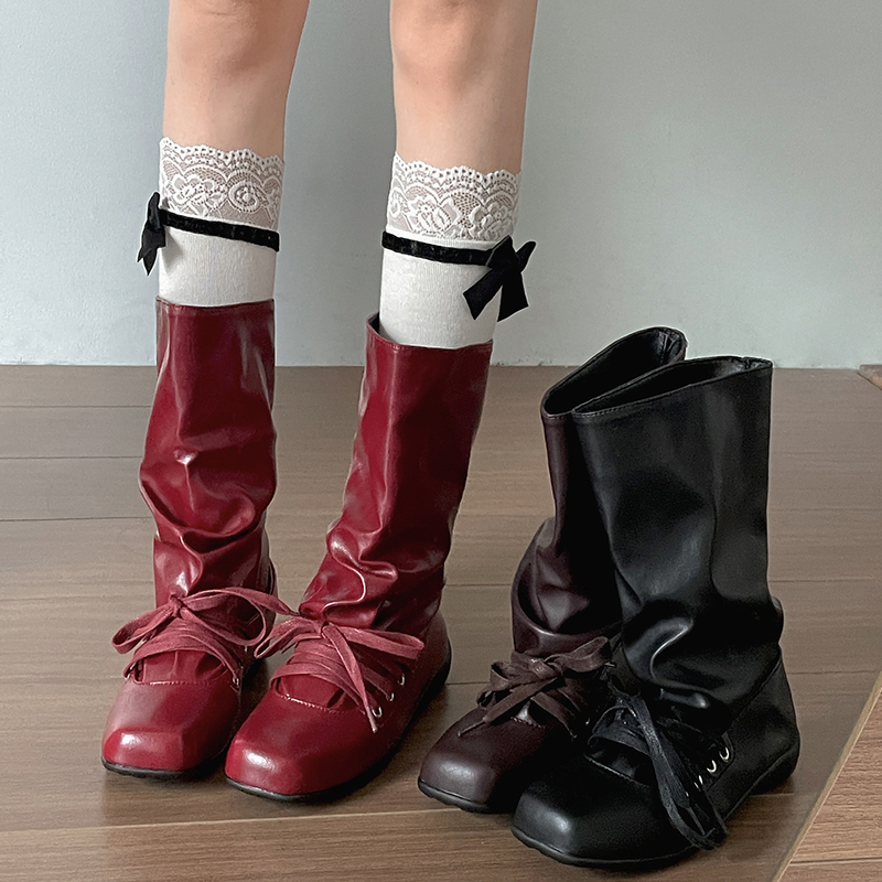 Vintage Fashion Ladies - Vintage Flats Women Western Cowboy Boots