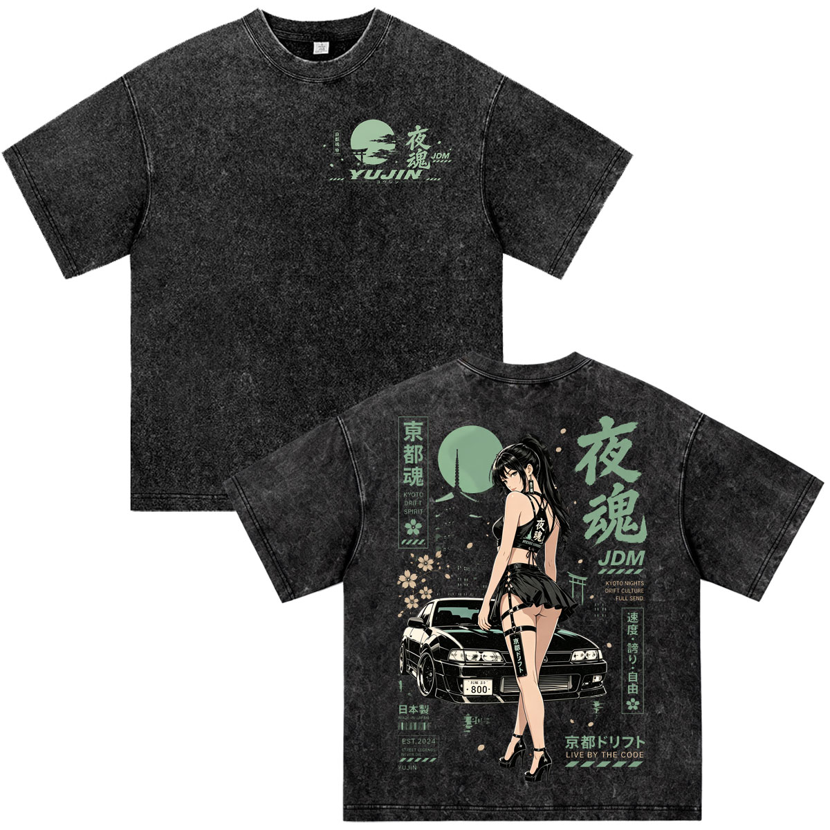 Vintage Fashion Kyoto - Anime Initial D Drift Kyoto Spirit