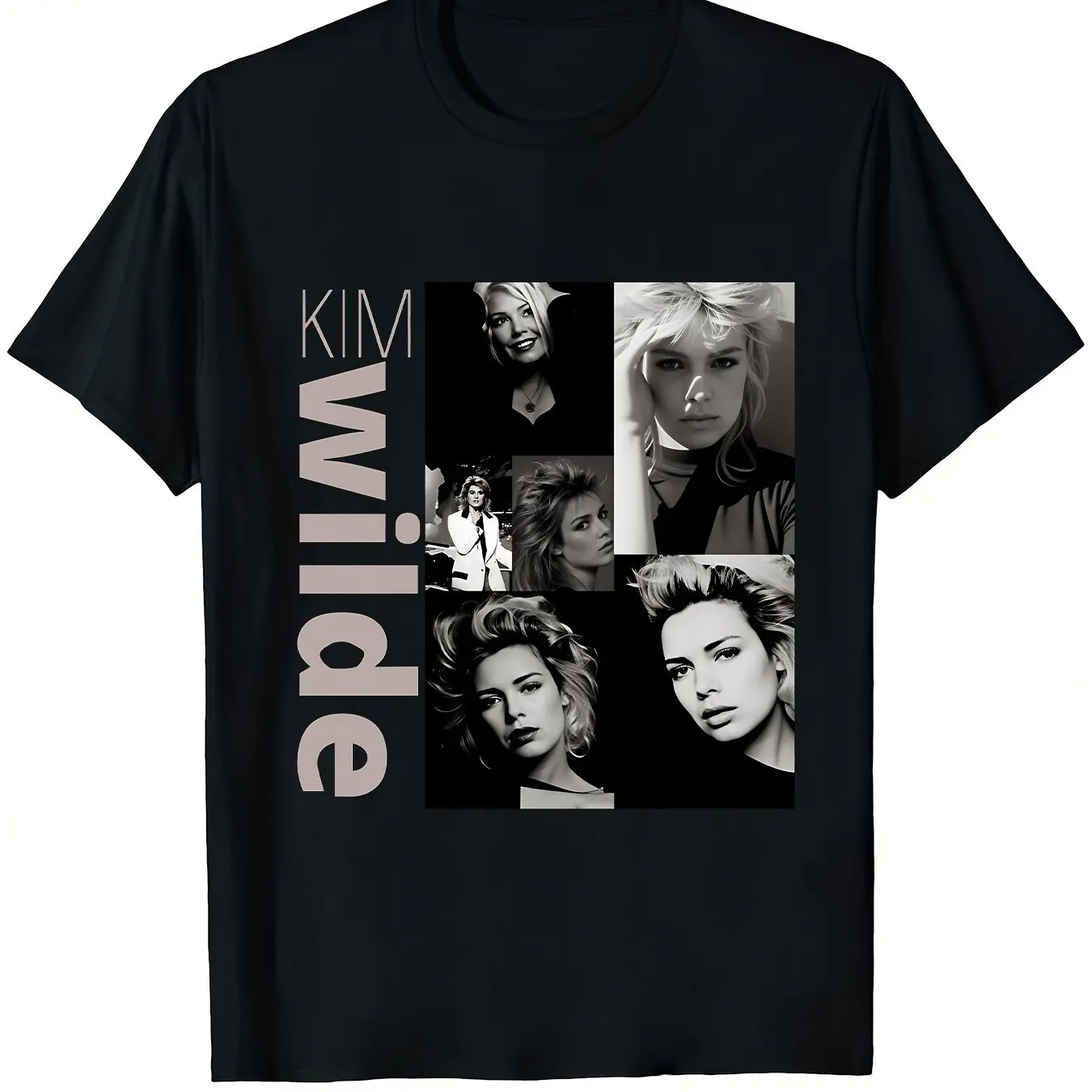 Vintage Fashion Collage - Kim Wilde Vintage Graphic T-Shirt for