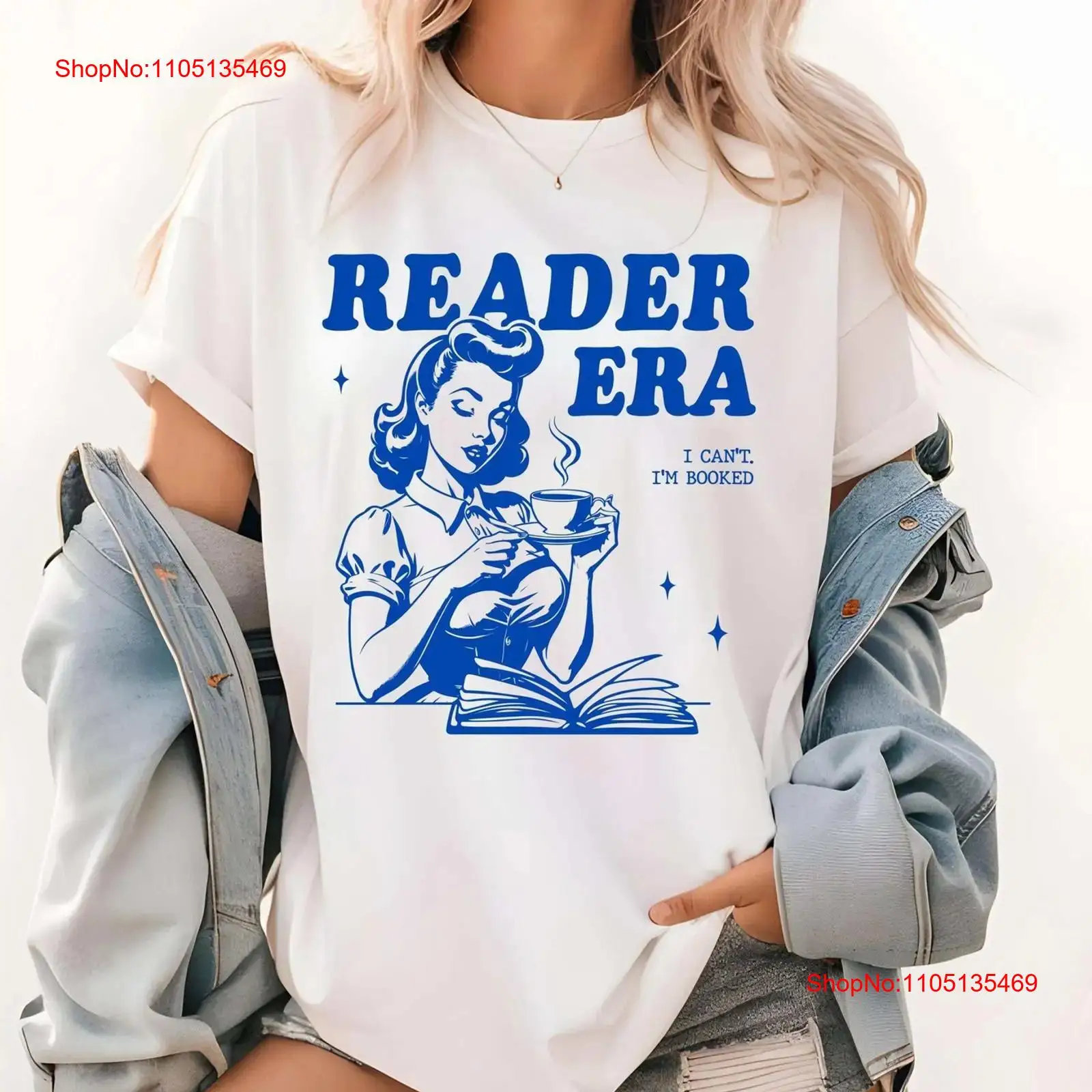 Vintage Fashion Enthusiasts - Reader Era T Shirt Book Lover