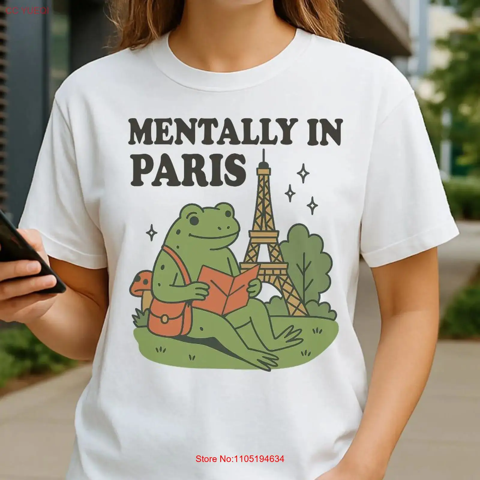 Vintage Fashion Paris - MENTALLY IN PARIS T Shirt Lover