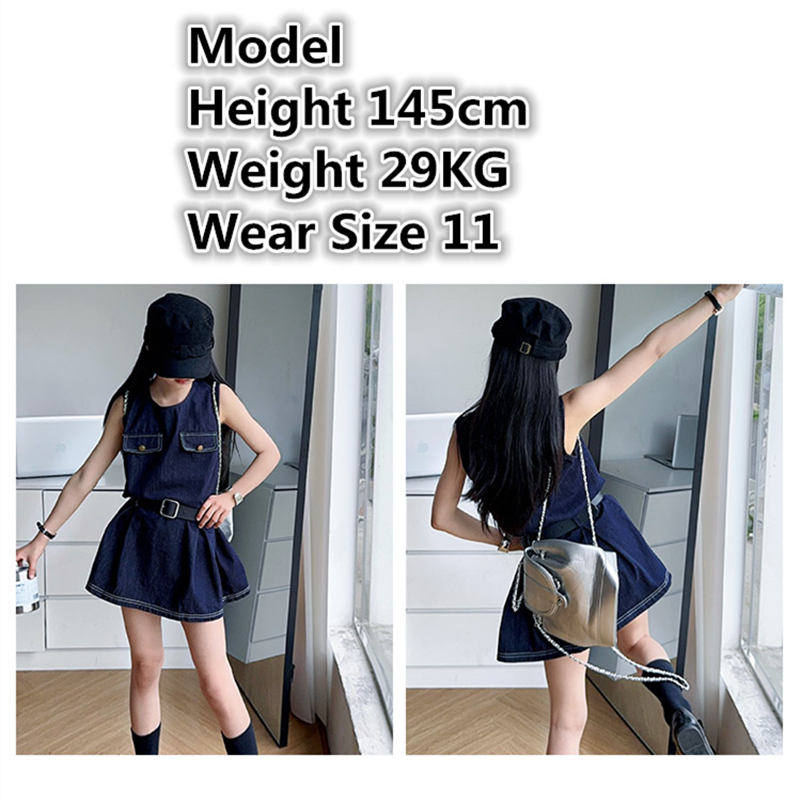 Stylish Kids Fashion Denim Bod - Vintage Fashion Girl ulasan dan harga