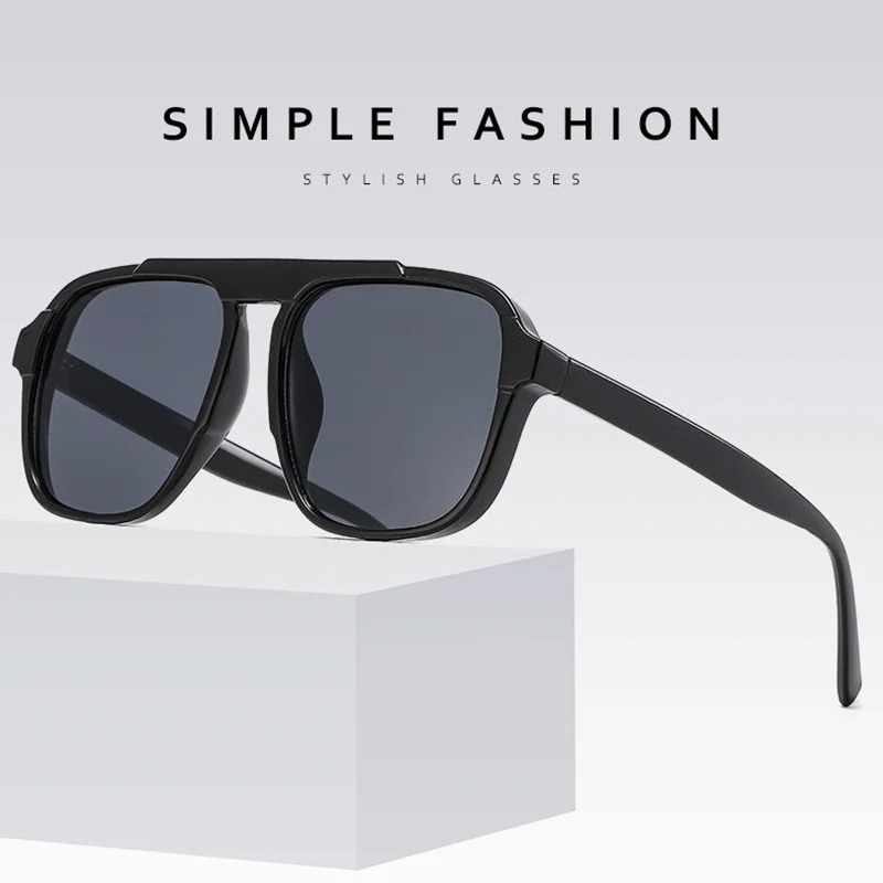 New Oversized Frame Sunglasses - Vintage Fashion Images ulasan dan harga