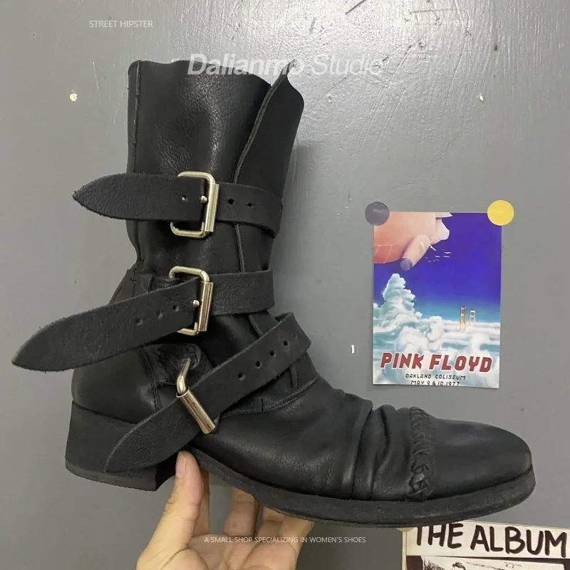Fashion Men's Genuine Leather  - Vintage Fashion Style Men ulasan dan harga