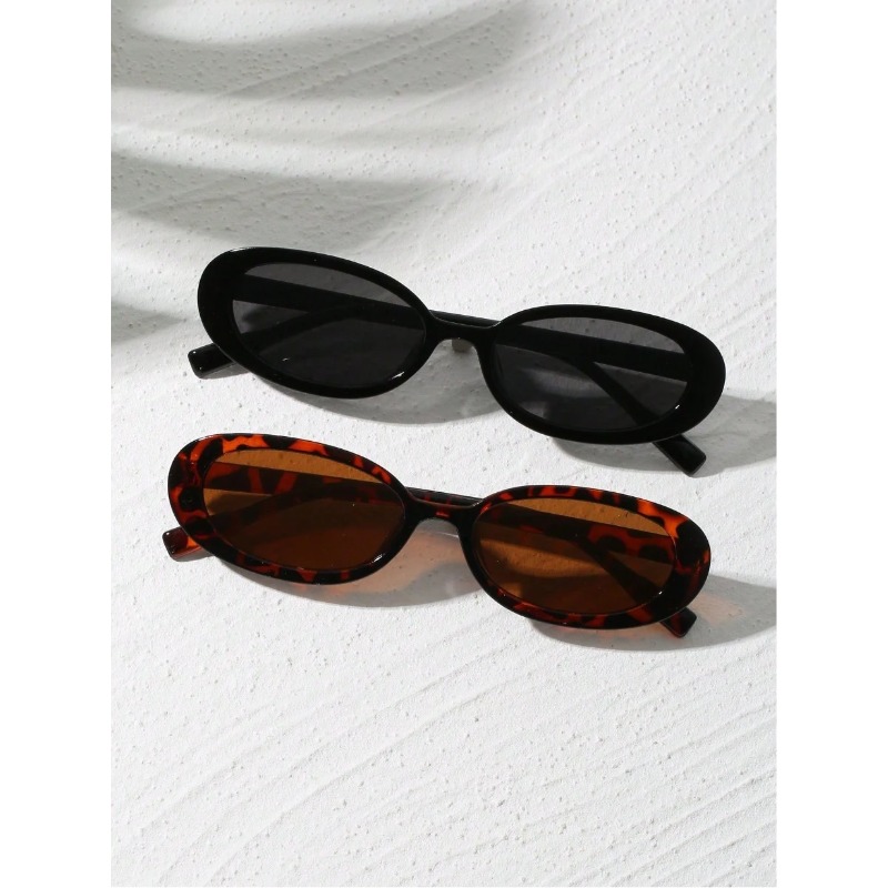 2pcs Vintage Oval Plastic Sung - Vintage Fashion Images ulasan dan harga