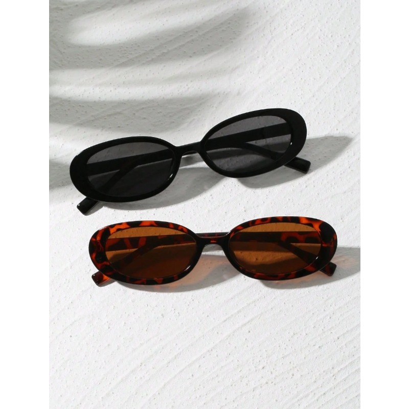 2pcs Vintage Oval Plastic Sung - Vintage Fashion Images ulasan dan harga