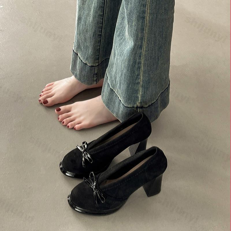 Women's High Heels 2025 Spring - Vintage Fashion Girl ulasan dan harga