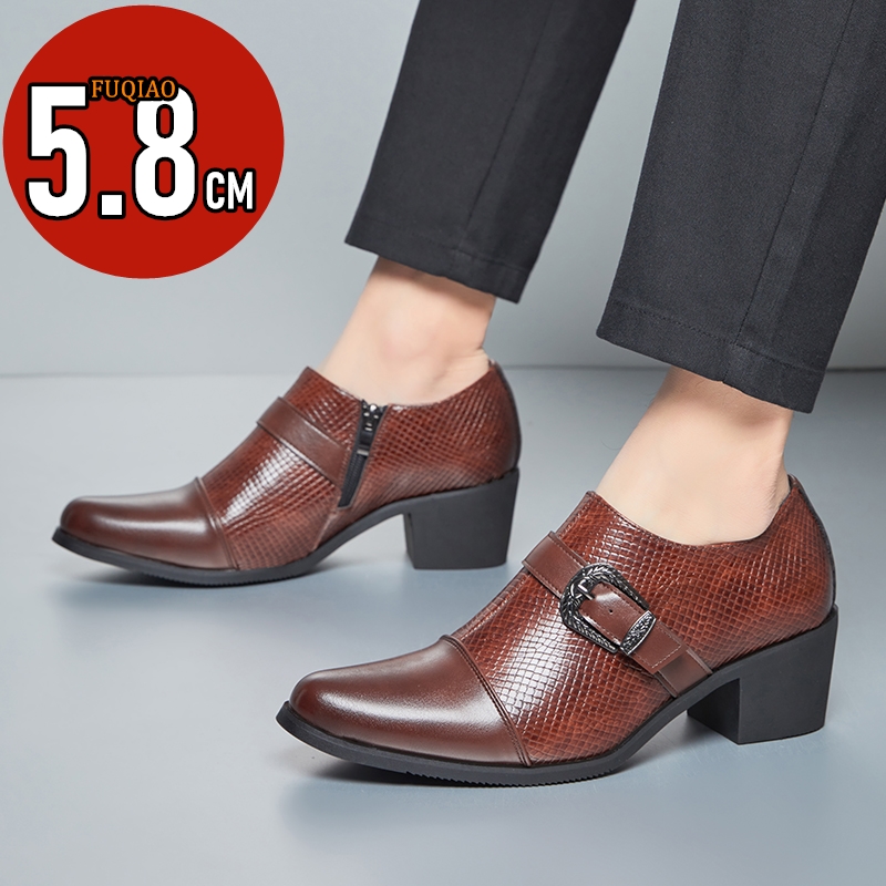 Vintage Style Men's High Heel  - Vintage Fashion Style Men ulasan dan harga