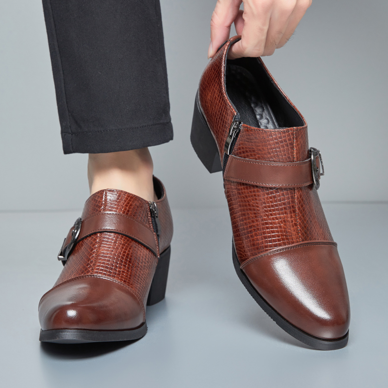 Vintage Style Men's High Heel  - Vintage Fashion Style Men ulasan dan harga