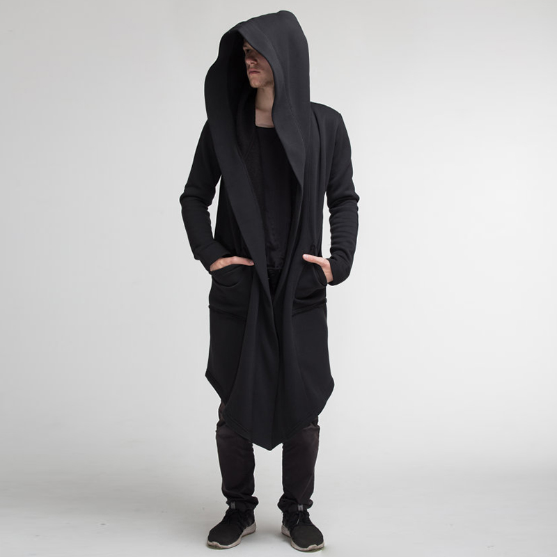 Men's Winter Hooded Cardigan T - Vintage Fashion Postcards ulasan dan harga