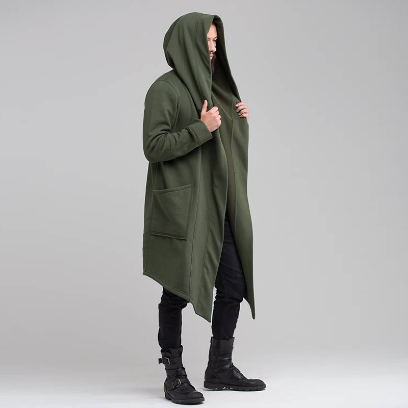 Men's Winter Hooded Cardigan T - Vintage Fashion Postcards ulasan dan harga