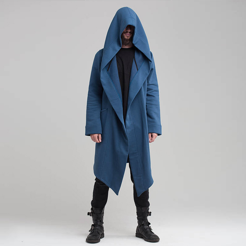 Men's Winter Hooded Cardigan T - Vintage Fashion Postcards ulasan dan harga
