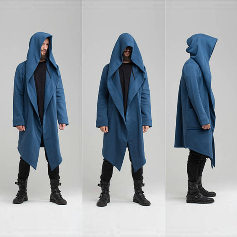 Men's Winter Hooded Cardigan T - Vintage Fashion Postcards ulasan dan harga