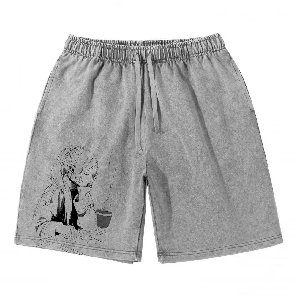 Anime Frieren Shorts Vintage W - Vintage Fashion Model ulasan dan harga