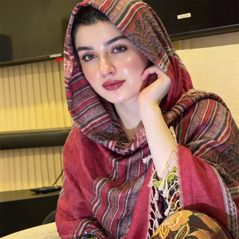 Vintage Paisley Print Hijab Fa - Vintage Fashion Ladies ulasan dan harga