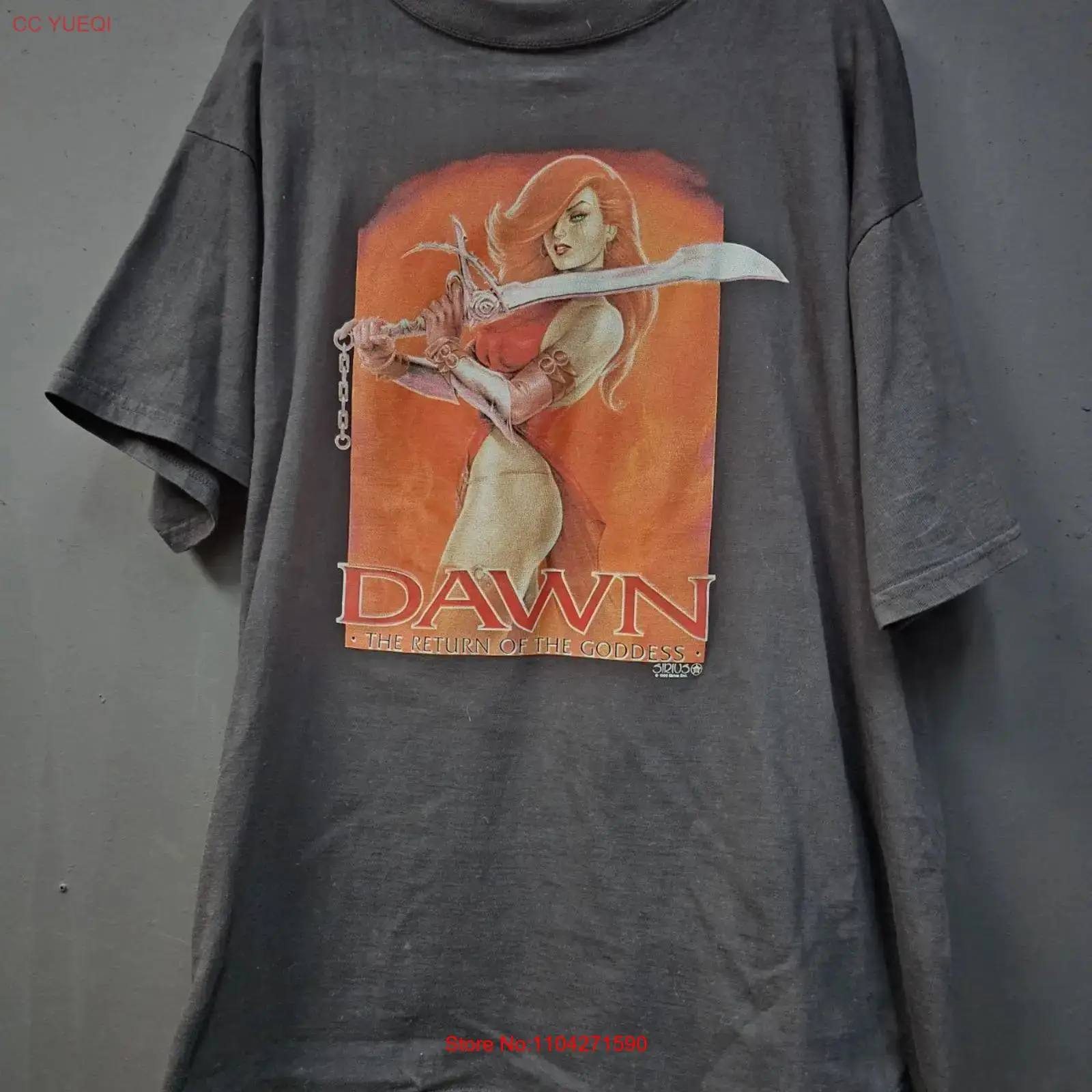 Vintage 1990s Dawn T Shirt Siz - Vintage Fashion Victim Shirt ulasan dan harga