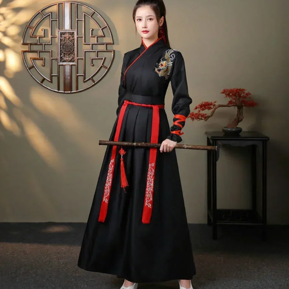 Modern Hanfu Women Top Skirt 2 - Vintage Fashion Style Men ulasan dan harga