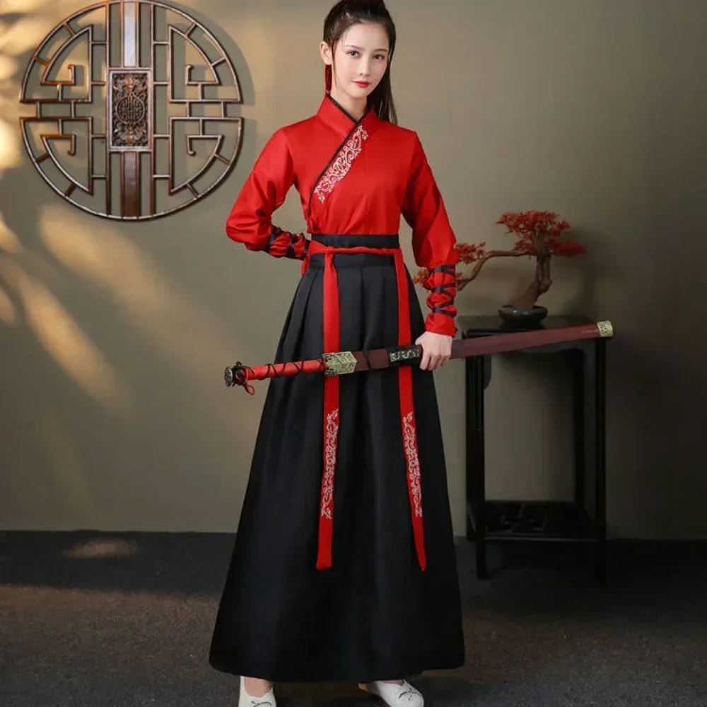 Modern Hanfu Women Top Skirt 2 - Vintage Fashion Style Men ulasan dan harga