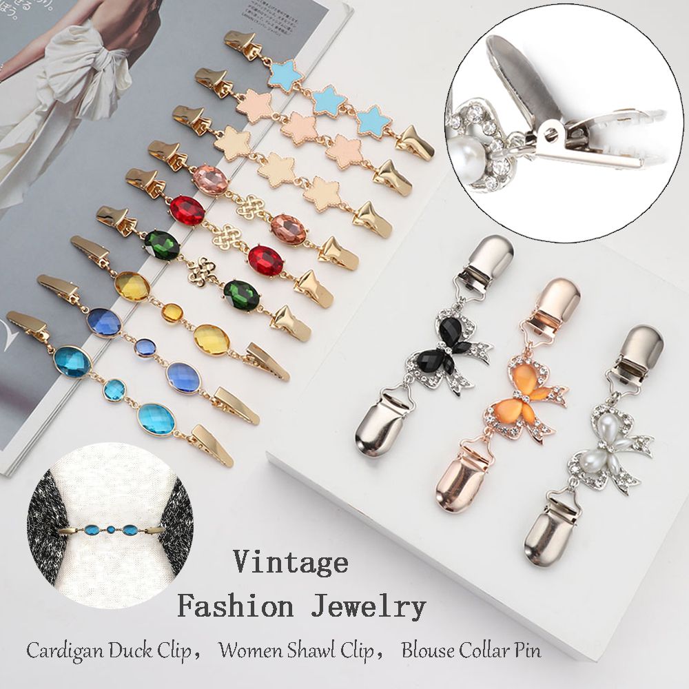 Vintage Cardigan Duck Clip Rhi - Vintage Fashion Postcards ulasan dan harga