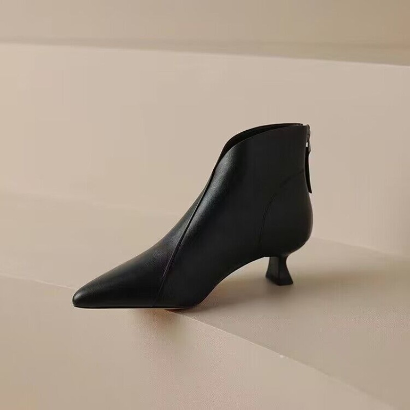 Autumn Winter Pointed Toe Wome - Vintage Fashion Ladies ulasan dan harga