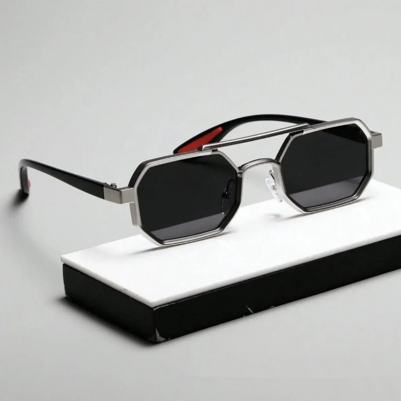 Vintage Square Sunglasses for  - Vintage Fashion Style Men ulasan dan harga
