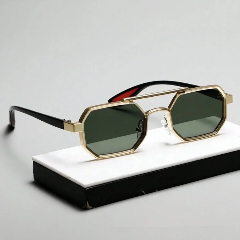 Vintage Square Sunglasses for  - Vintage Fashion Style Men ulasan dan harga