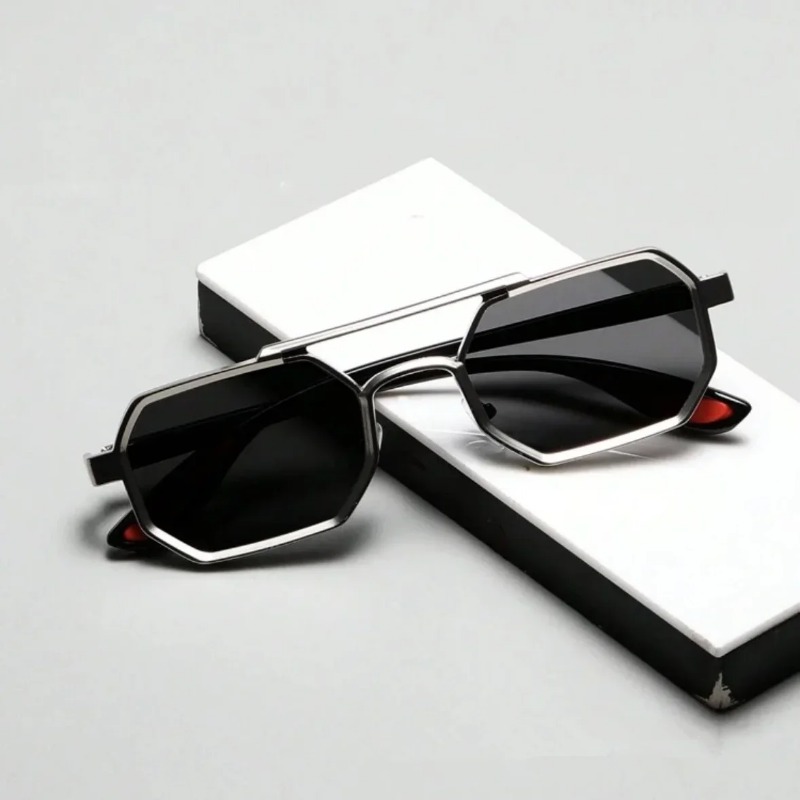 Vintage Square Sunglasses for  - Vintage Fashion Style Men ulasan dan harga