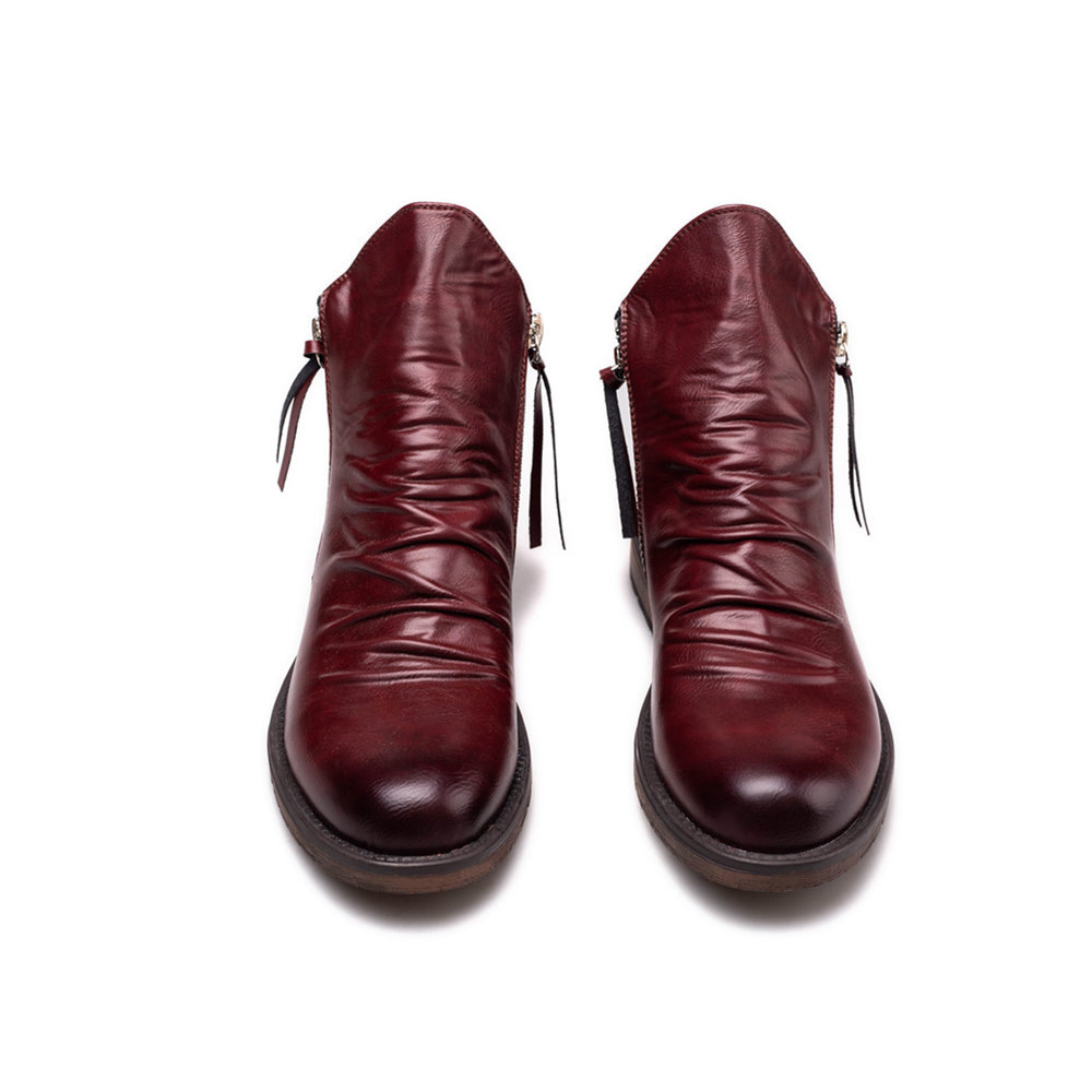 2026 Men's Genuine Leather Vin - Vintage Fashion Style Men ulasan dan harga
