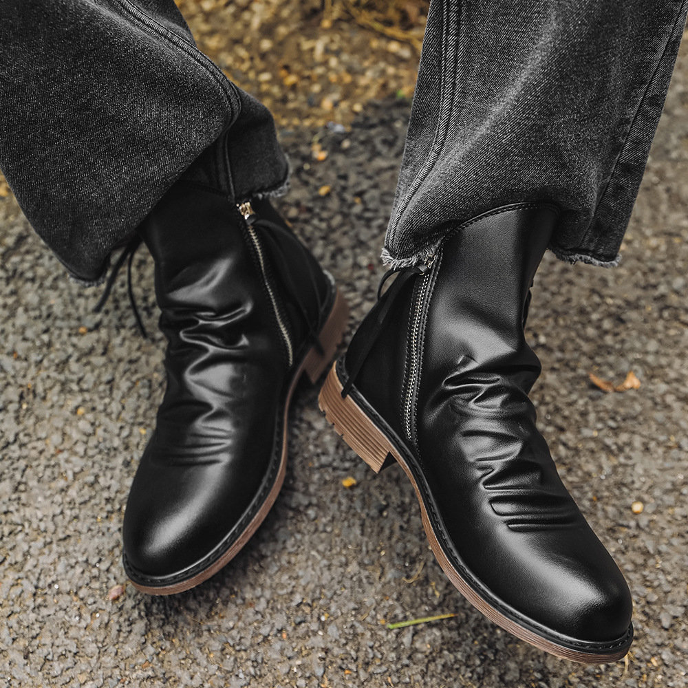 2026 Men's Genuine Leather Vin - Vintage Fashion Style Men ulasan dan harga