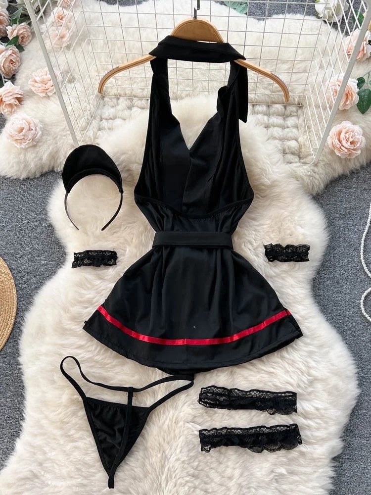 Erotic Fashion Sexy Halter Lin - Vintage Fashion Ladies ulasan dan harga
