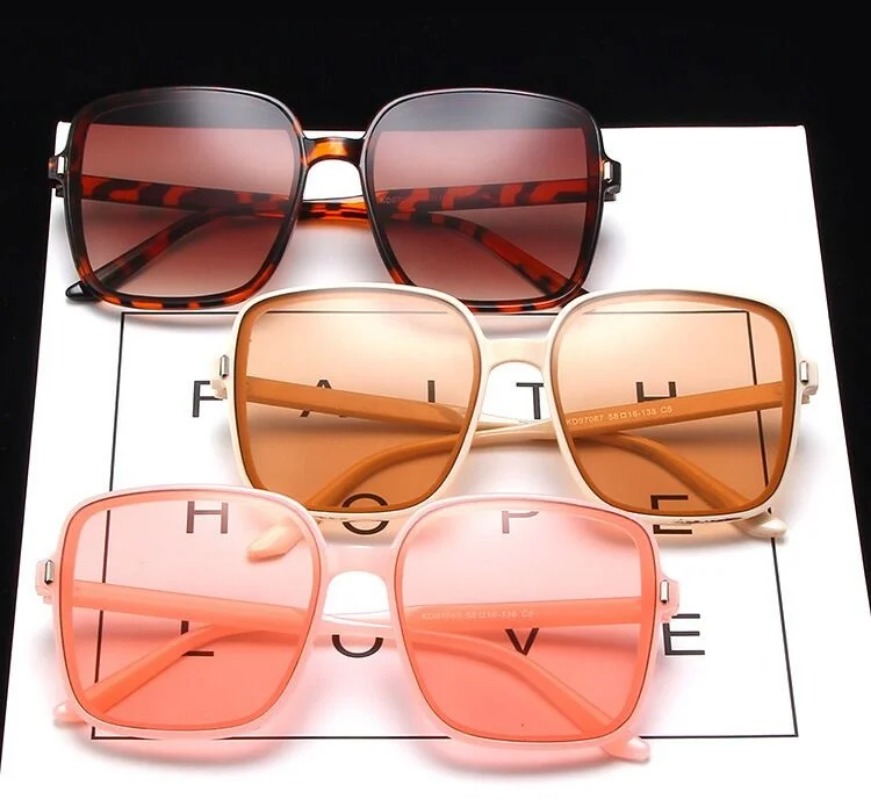 Vintage Oversized Square Sungl - Vintage Fashion Images ulasan dan harga