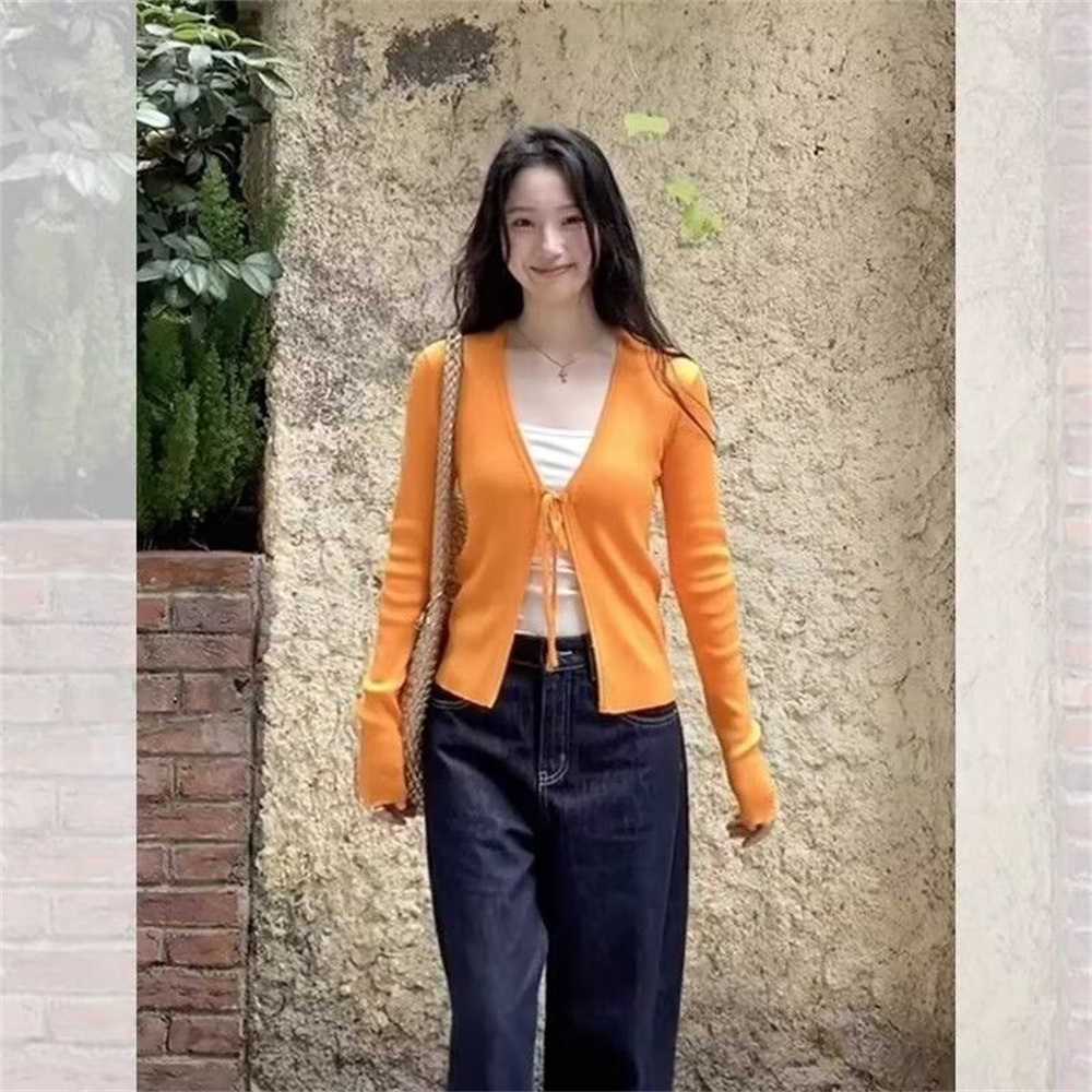 Women's Knitting Thin Long Sle - Vintage Fashion Postcards ulasan dan harga