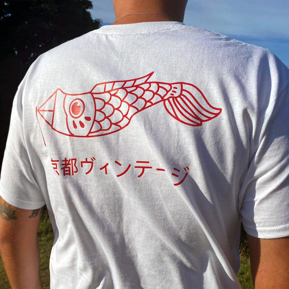 Kyoto Vintage Style White Prin - Vintage Fashion Kyoto ulasan dan harga
