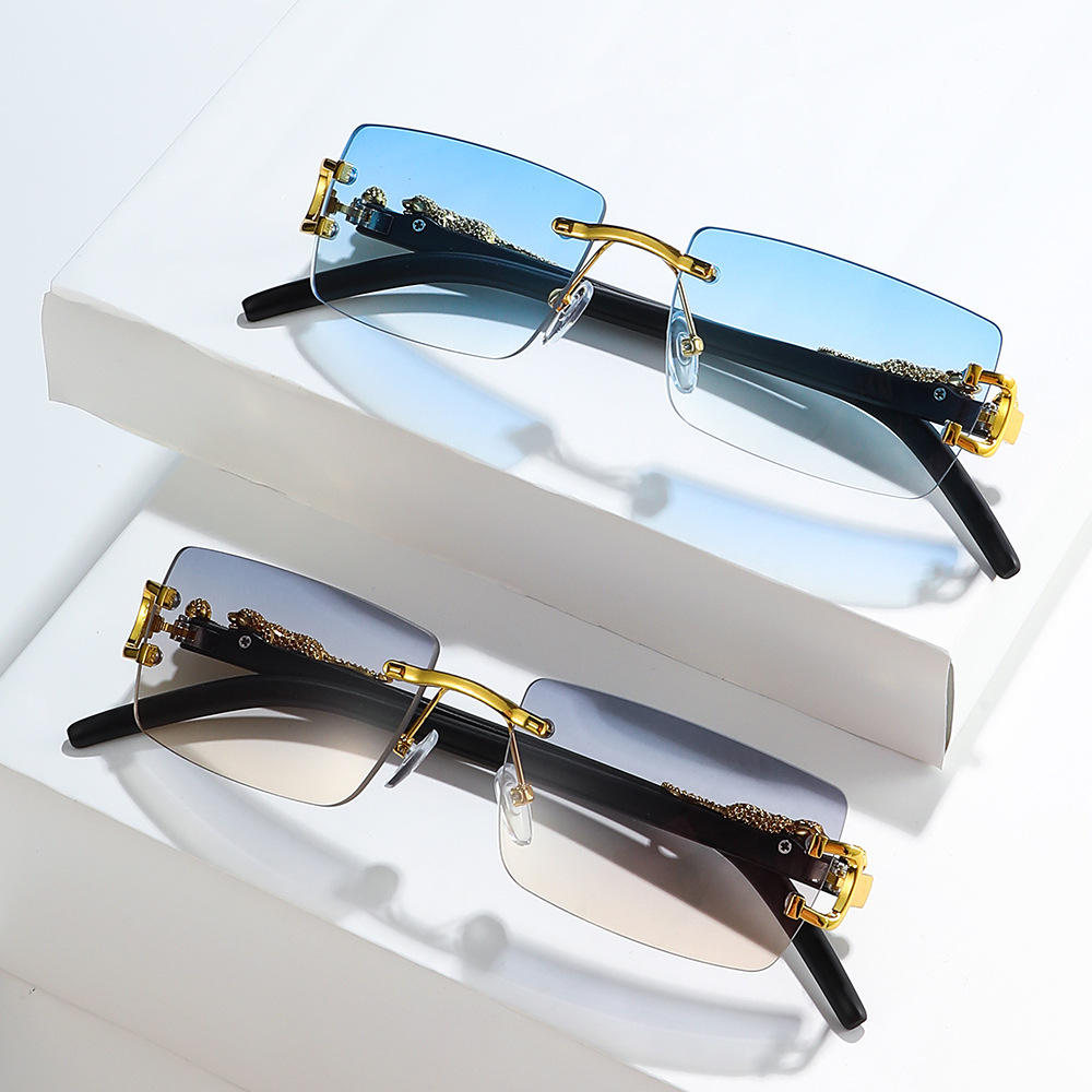 1PCS Fashion Vintage Rimless S - Vintage Fashion Images ulasan dan harga