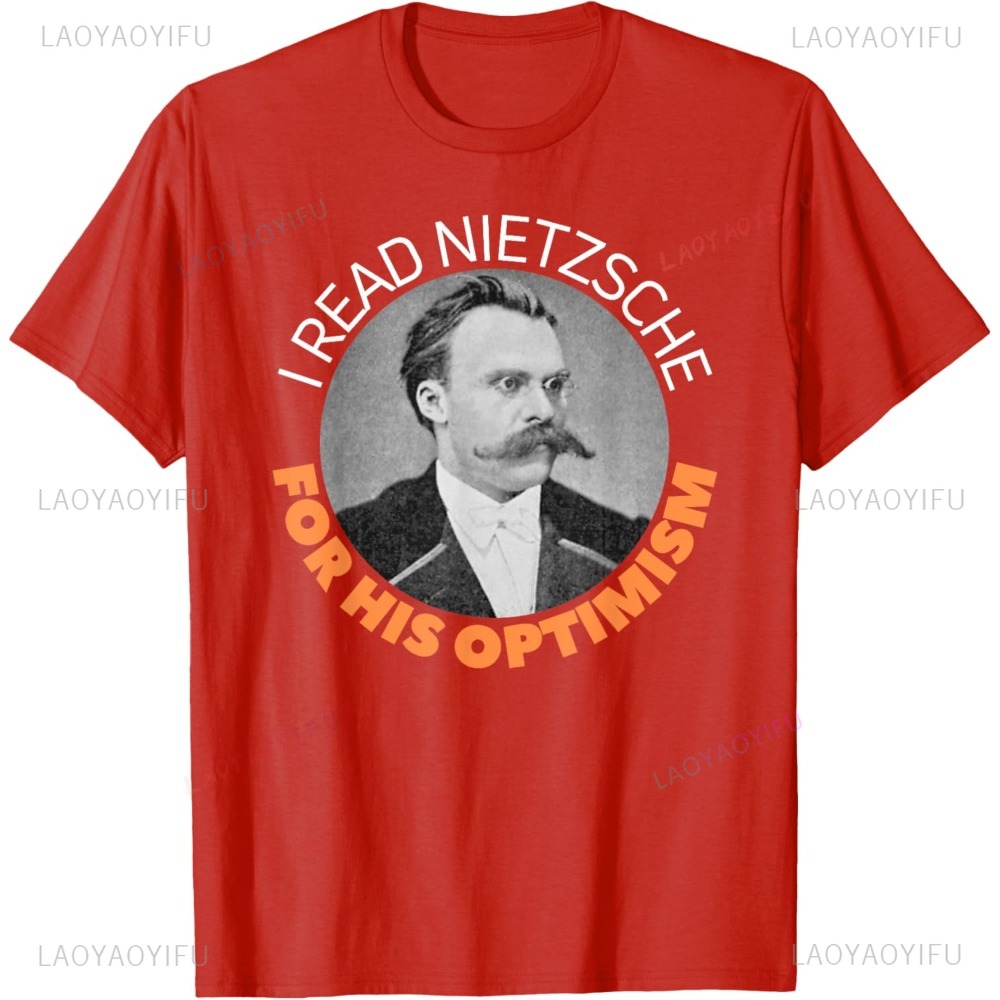 Friedrich Nietzche Optimism Gi - Vintage Fashion Style Men ulasan dan harga