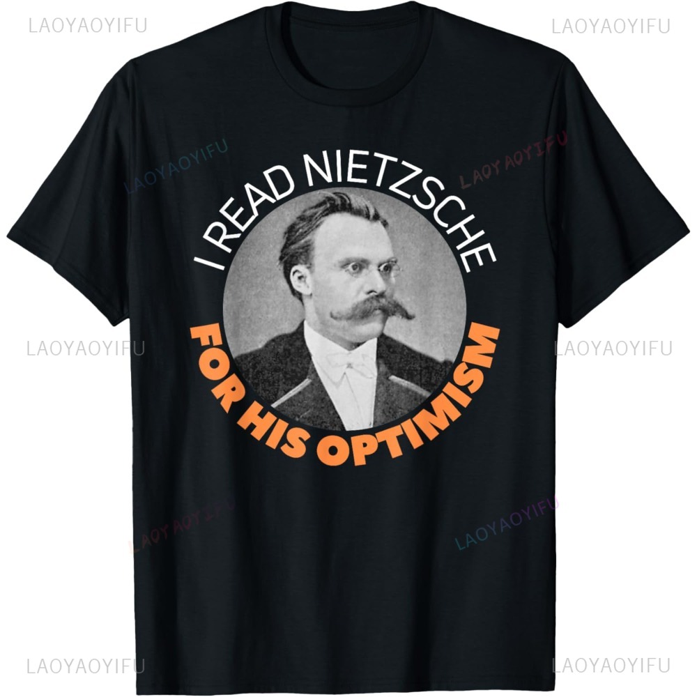 Friedrich Nietzche Optimism Gi - Vintage Fashion Style Men ulasan dan harga