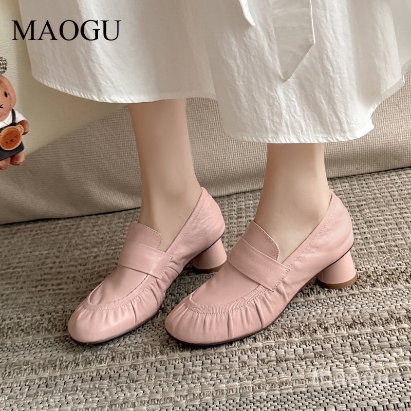 Soft Leather Loafers Women's P - Vintage Fashion Ladies ulasan dan harga