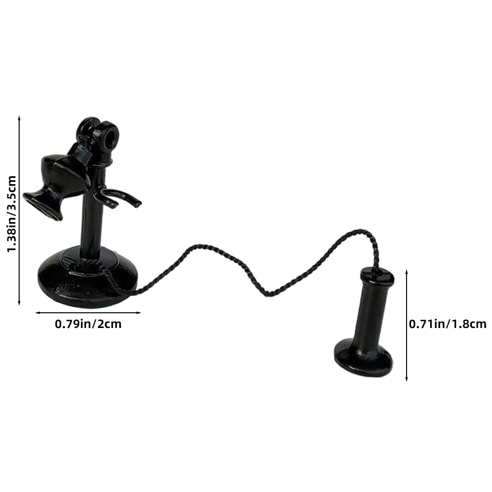 Vintage Telephone Model: Black - Vintage Fashion Model ulasan dan harga
