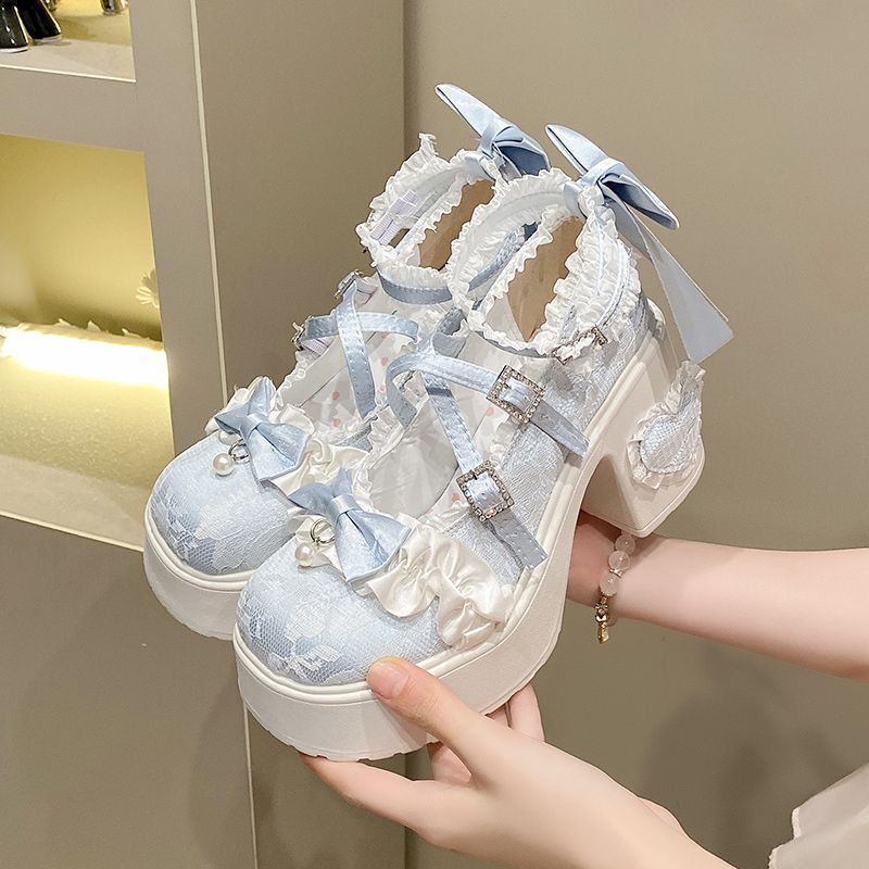 Chunky Mary Jane Platforms Wom - Vintage Fashion Girl ulasan dan harga