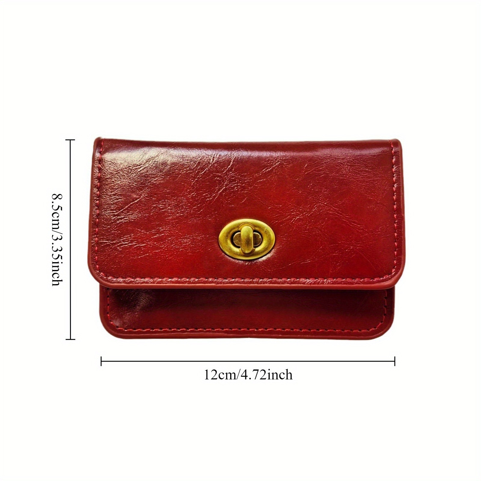 Vintage Style PU Coin Purse, M - Vintage Fashion Postcards ulasan dan harga