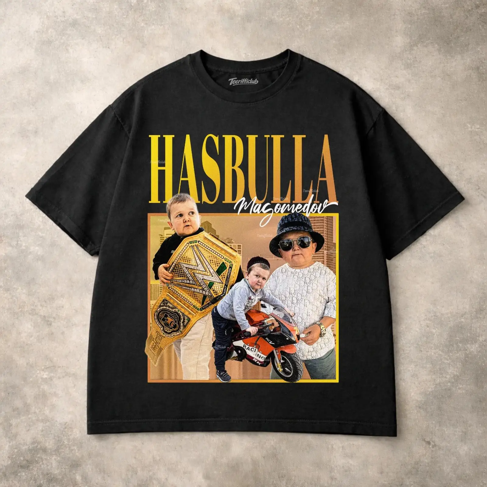 Hasbulla T Shirt Funny Meme In - Vintage Fashion Influencer ulasan dan harga