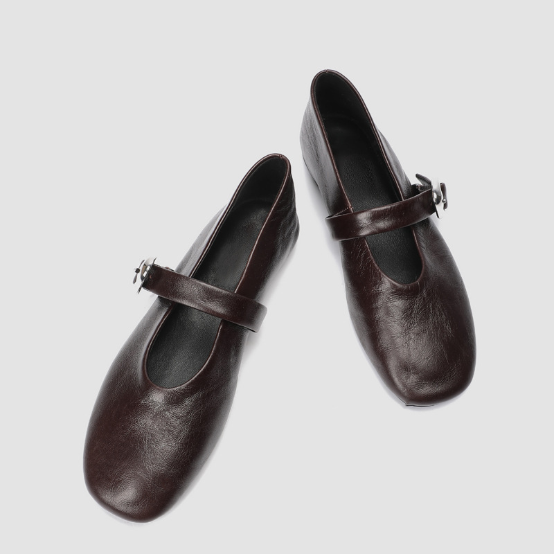 Women Mary Jane Shoes pu Leath - Vintage Fashion Ladies ulasan dan harga
