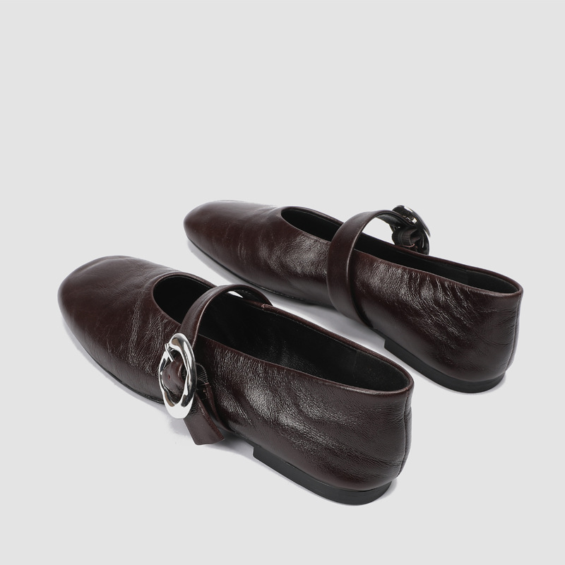 Women Mary Jane Shoes pu Leath - Vintage Fashion Ladies ulasan dan harga