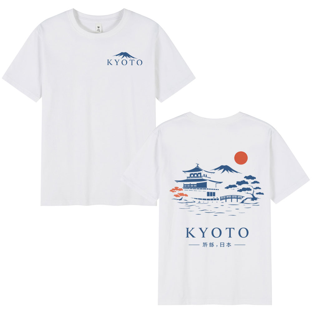 Kyoto Japan Style T Shirts Men - Vintage Fashion Kyoto ulasan dan harga