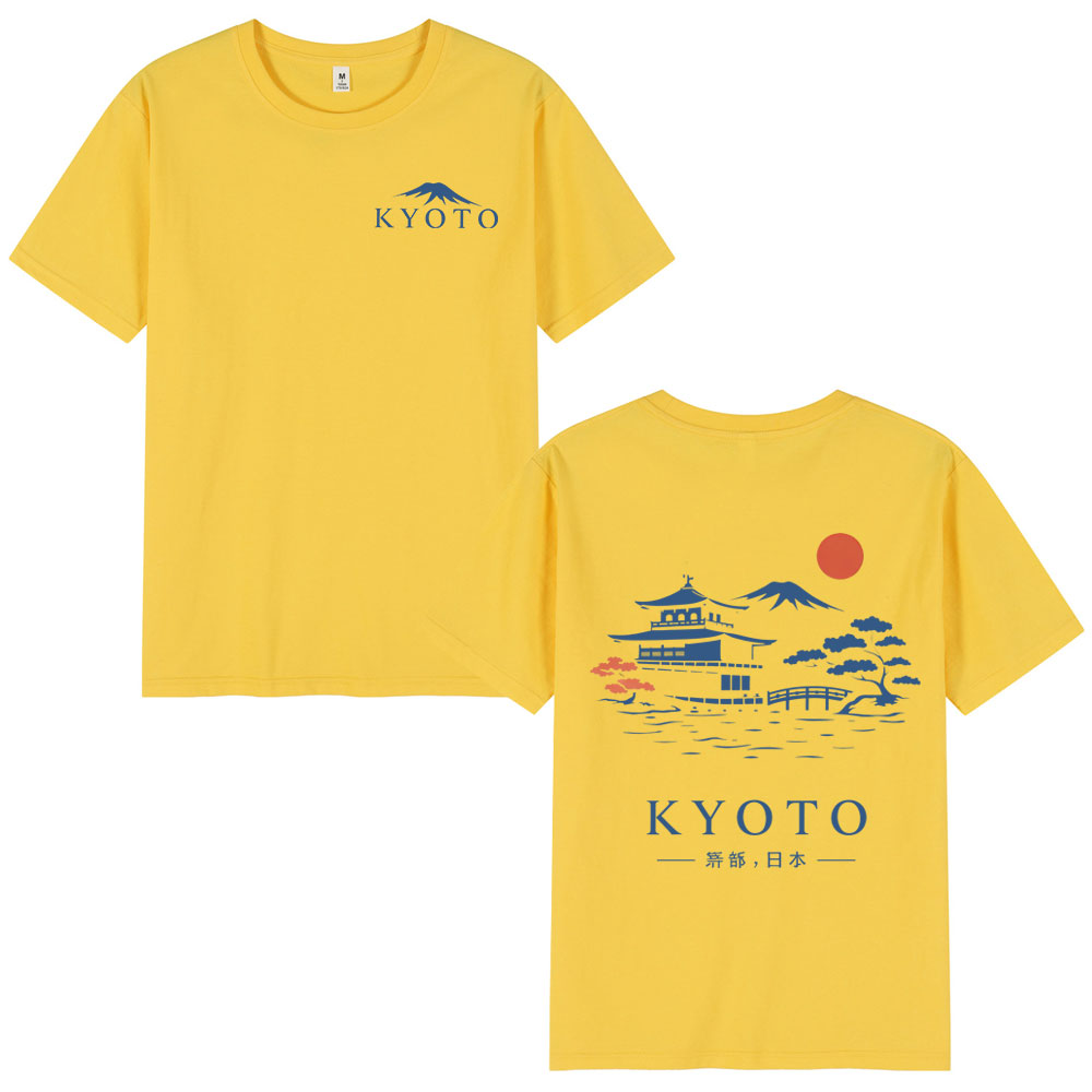 Kyoto Japan Style T Shirts Men - Vintage Fashion Kyoto ulasan dan harga