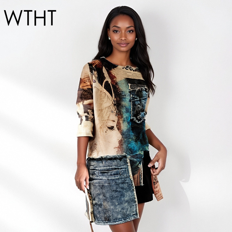 WTHT Vintage Fashion Women's P - Vintage Fashion Influencer ulasan dan harga