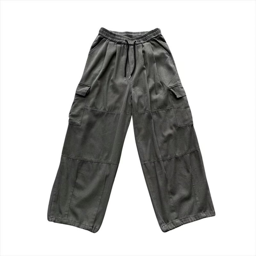 Japanese Streetwear Cargo Pant - Vintage Fashion Style Men ulasan dan harga
