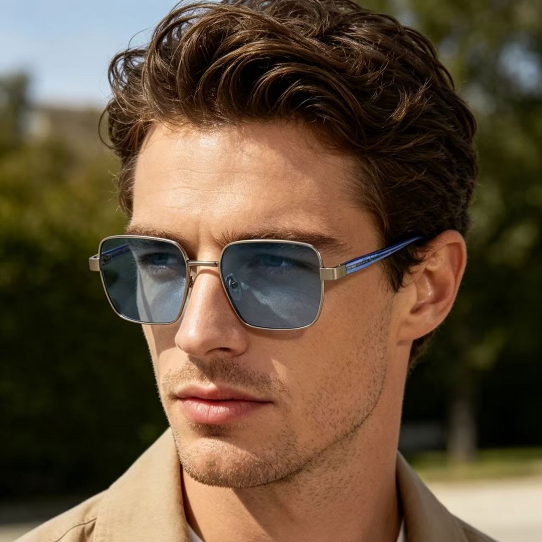 Fashion Square Sunglasses For  - Vintage Fashion Style Men ulasan dan harga