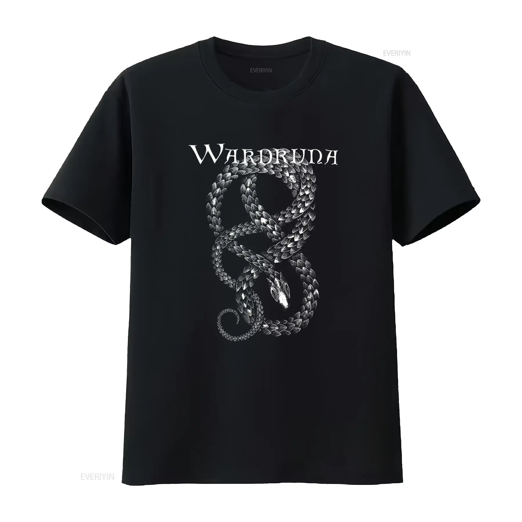 Wardruna Black T Shirt with In - Vintage Fashion Enthusiasts ulasan dan harga